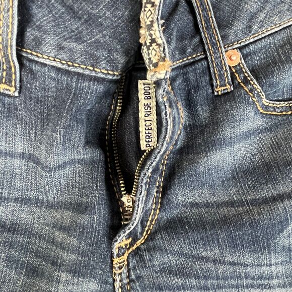 Ariat Real Denim Jeans Womens 30 x 32 Blue Bootcut High Rise Stretch Cowgirl - Picture 7 of 16